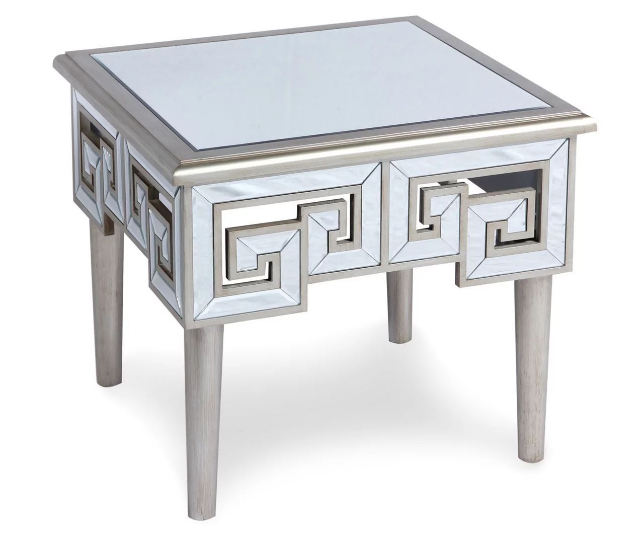 Shelton Silver Mirror End Table - Image 2