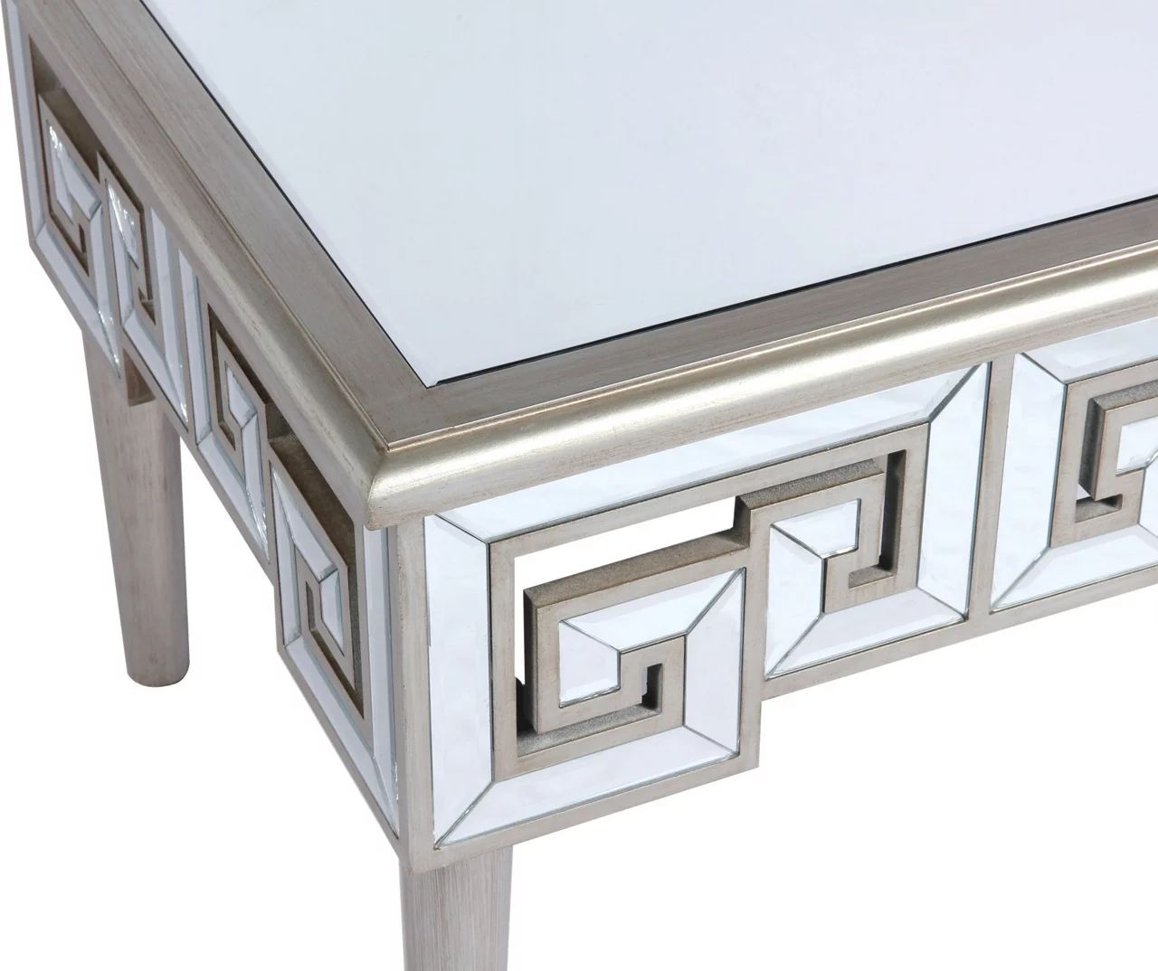 Shelton Silver Mirror End Table - Image 4