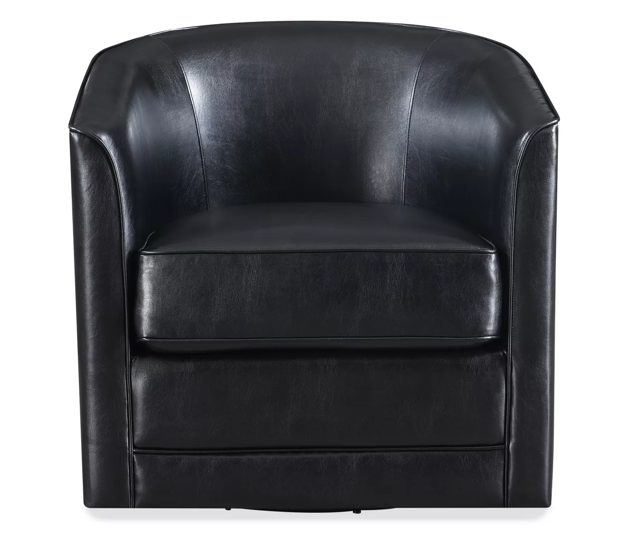 Hammond Classic Black Swivel Accent Chair