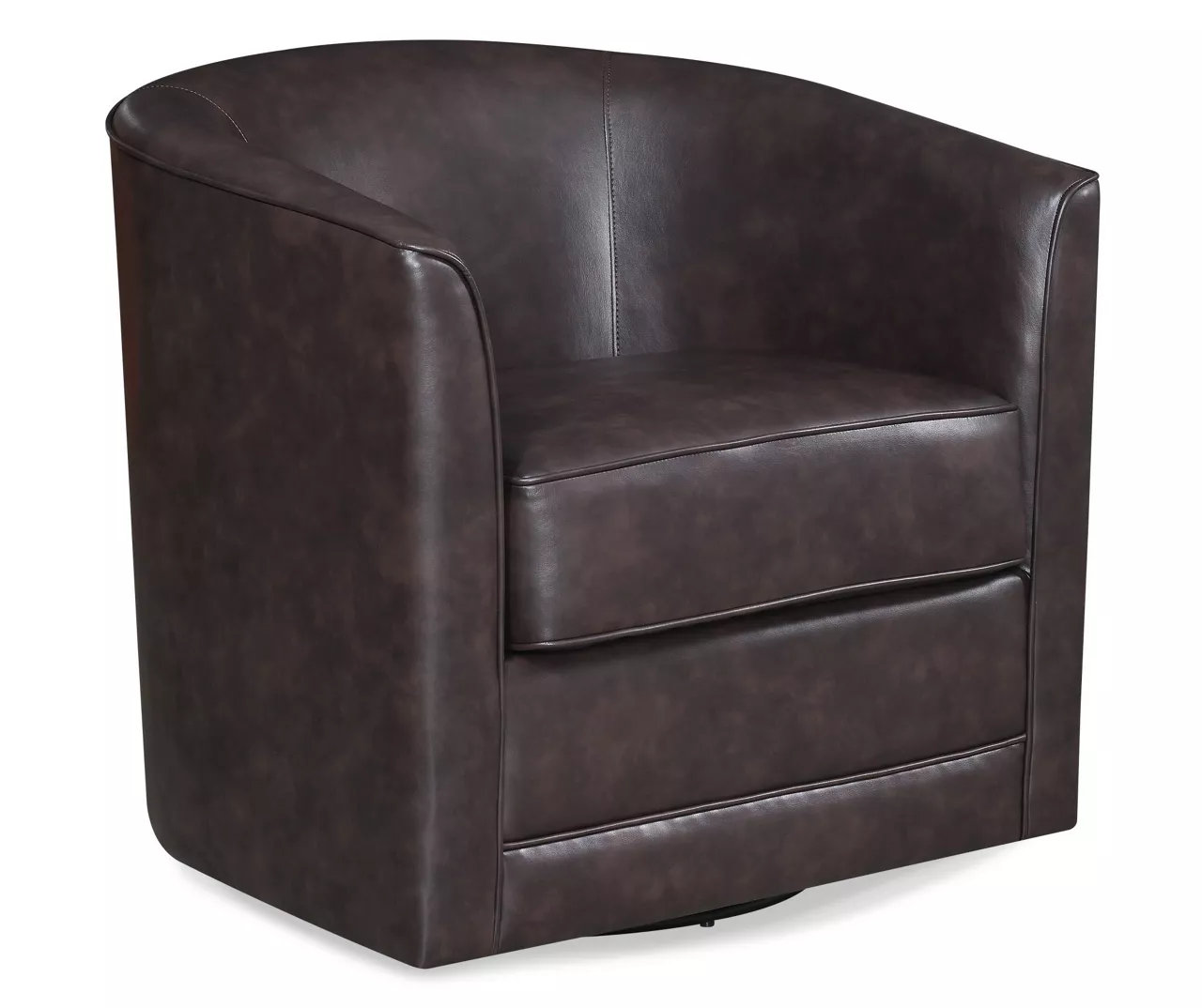 Willow River Hammond Faux Leather Swivel Accent Chair - Image 3