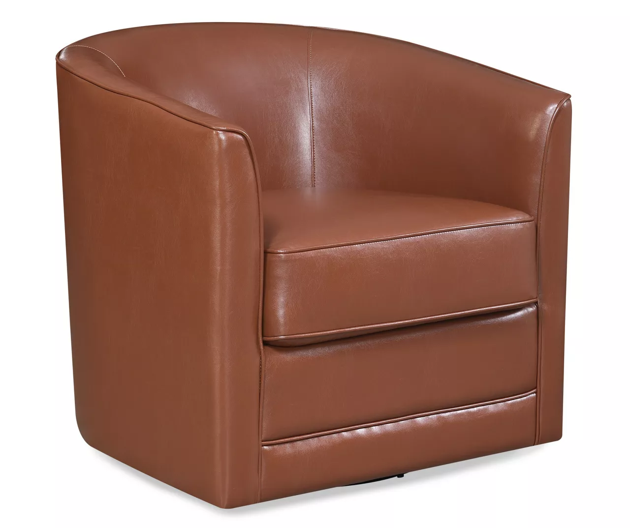 Willow River Hammond Faux Leather Swivel Accent Chair - Image 8