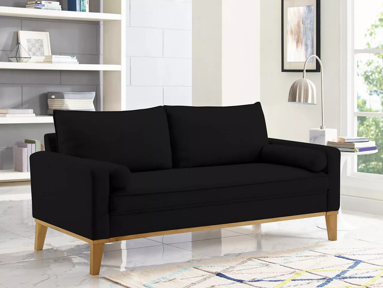 Torrence Black Sofa - Image 9