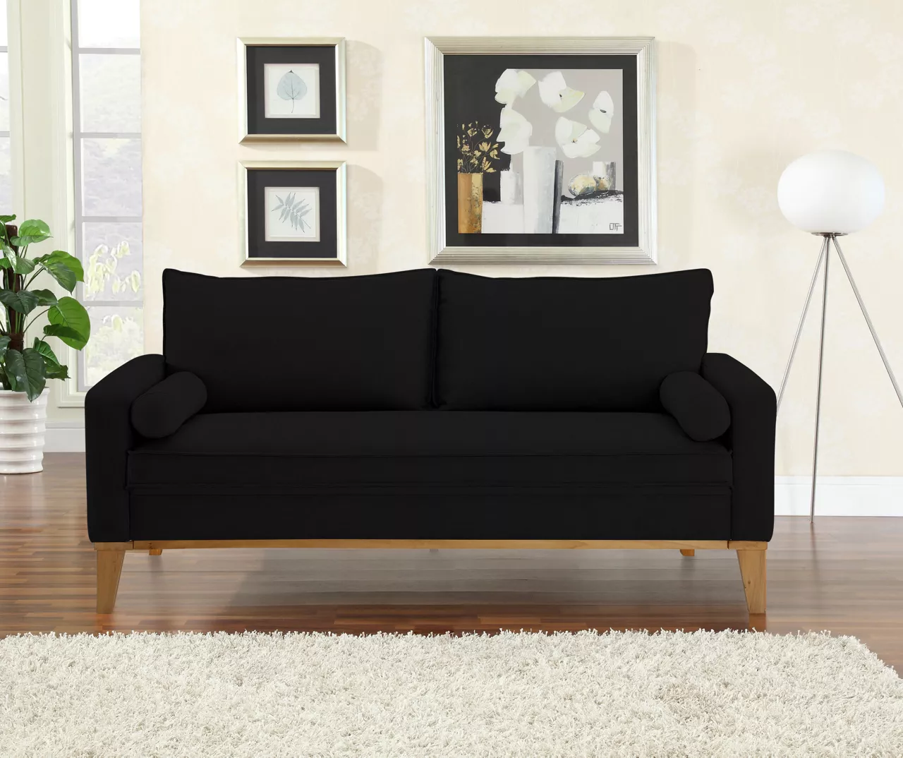 Torrence Black Sofa - Image 3