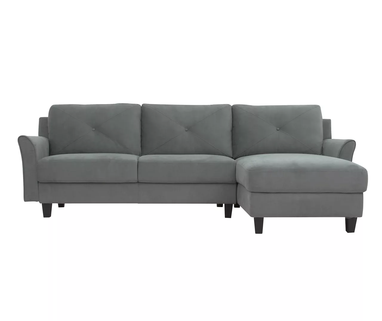 Hayward Gray Curved Arm Sectional - Image 2