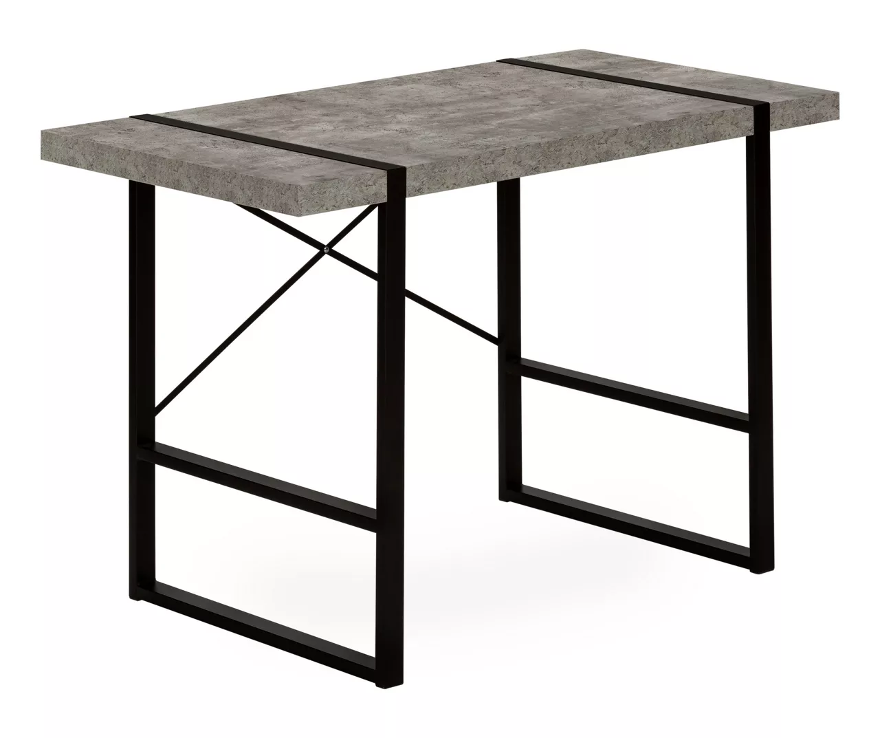 Monarch Paneled Metal Computer Desk - Image 5