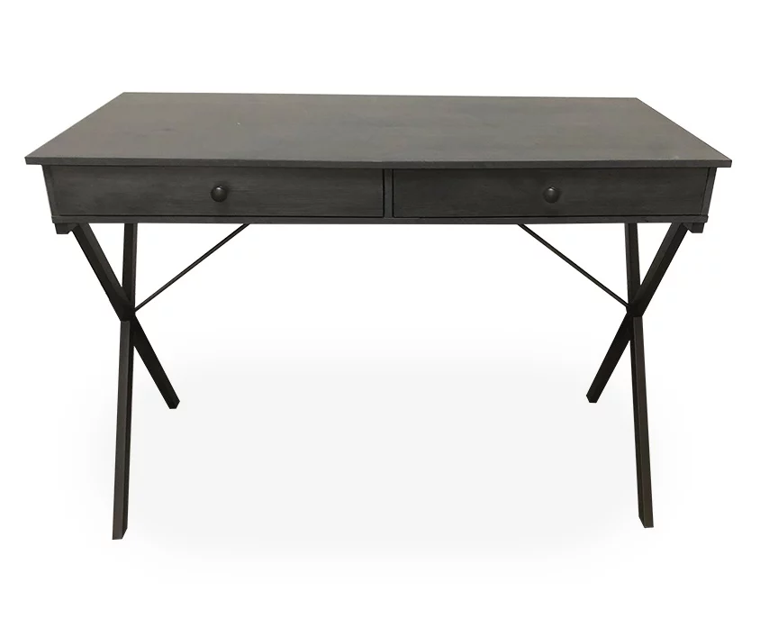 Real Living Rustic 2-Drawer Writing Desk