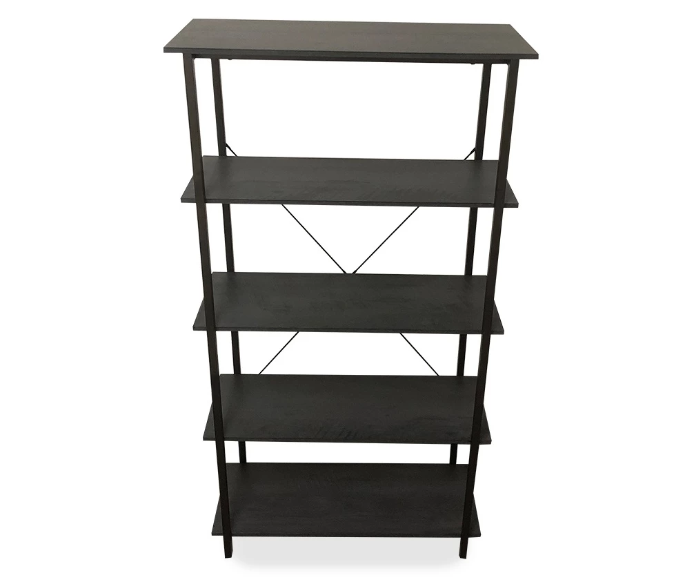 Real Living Rustic 5-Shelf Bookcase - Image 11