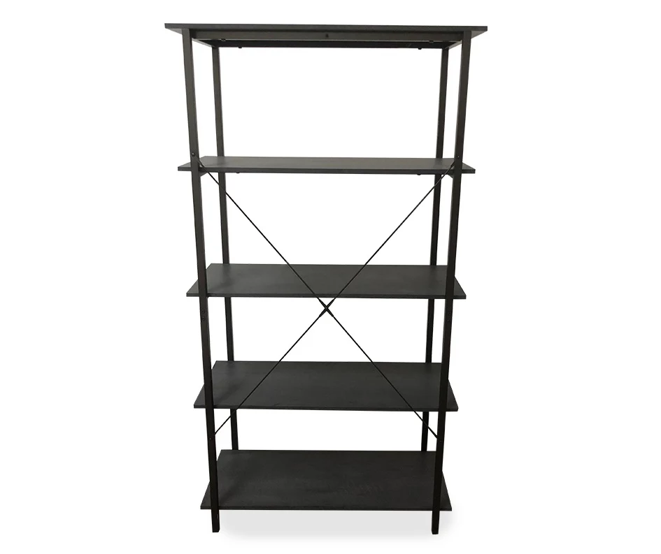 Real Living Rustic 5-Shelf Bookcase - Image 12