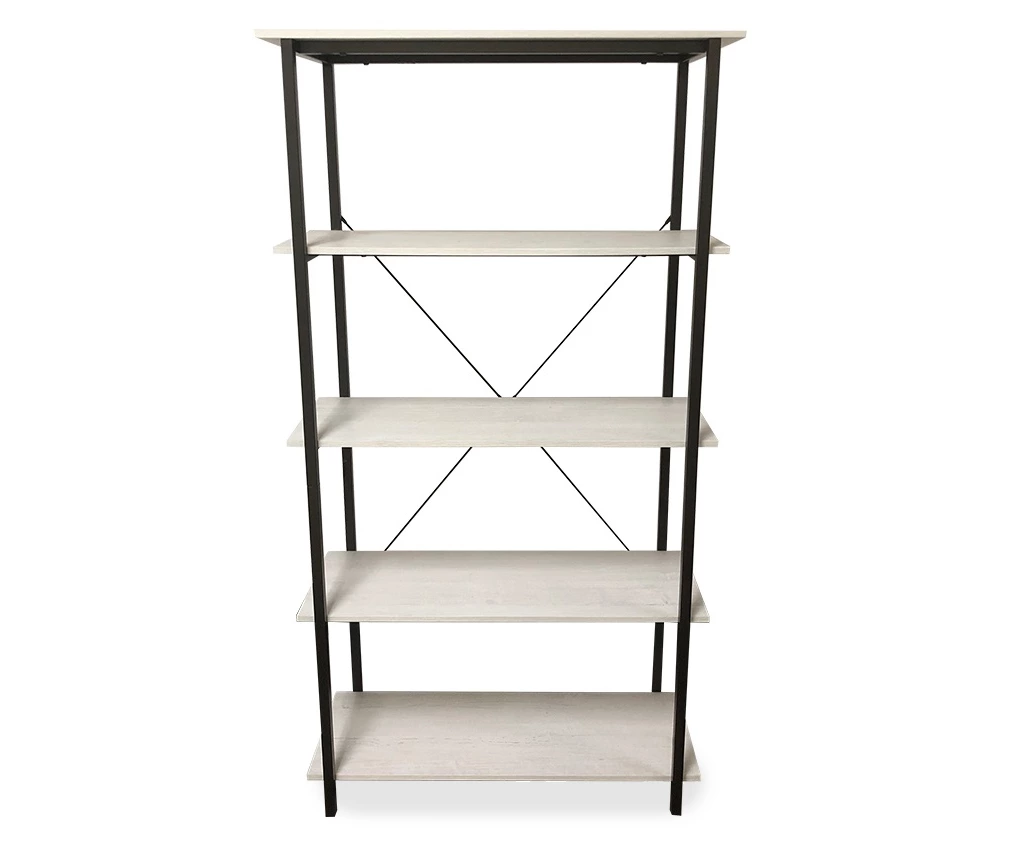 Real Living Rustic 5-Shelf Bookcase - Image 9