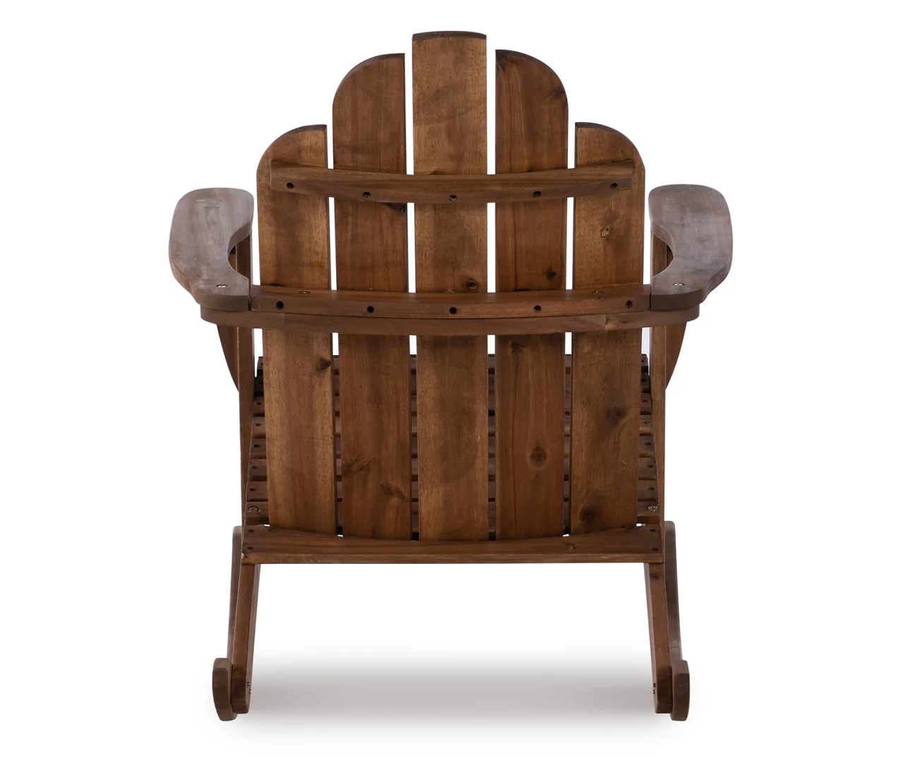 Flint Acorn Wood Patio Adirondack Rocking Chair - Image 10