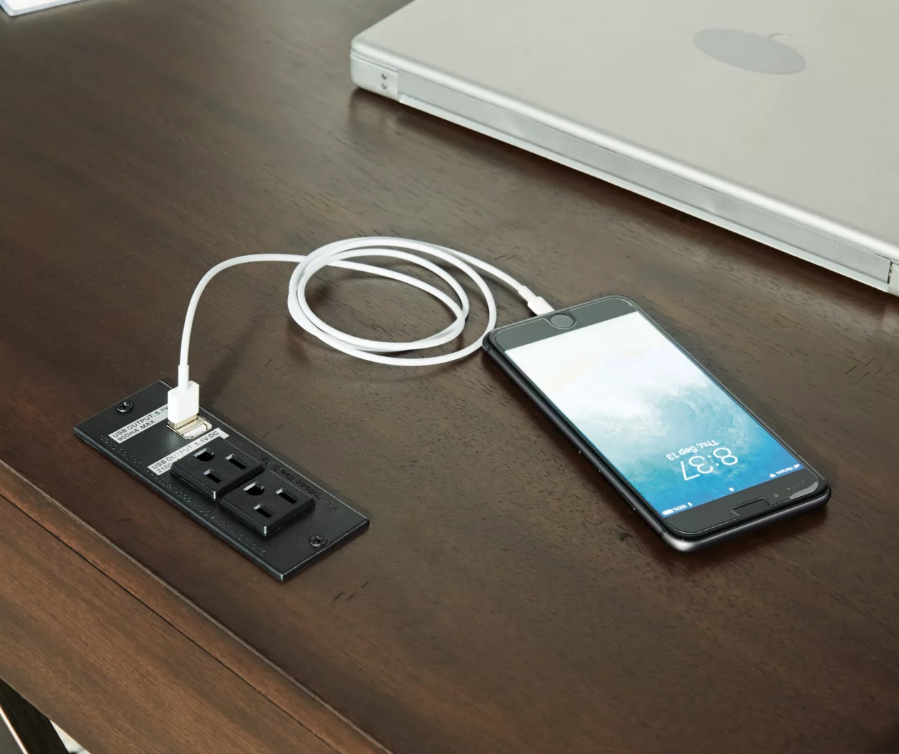Starmore Home Office Desk With USB Charging - Image 8