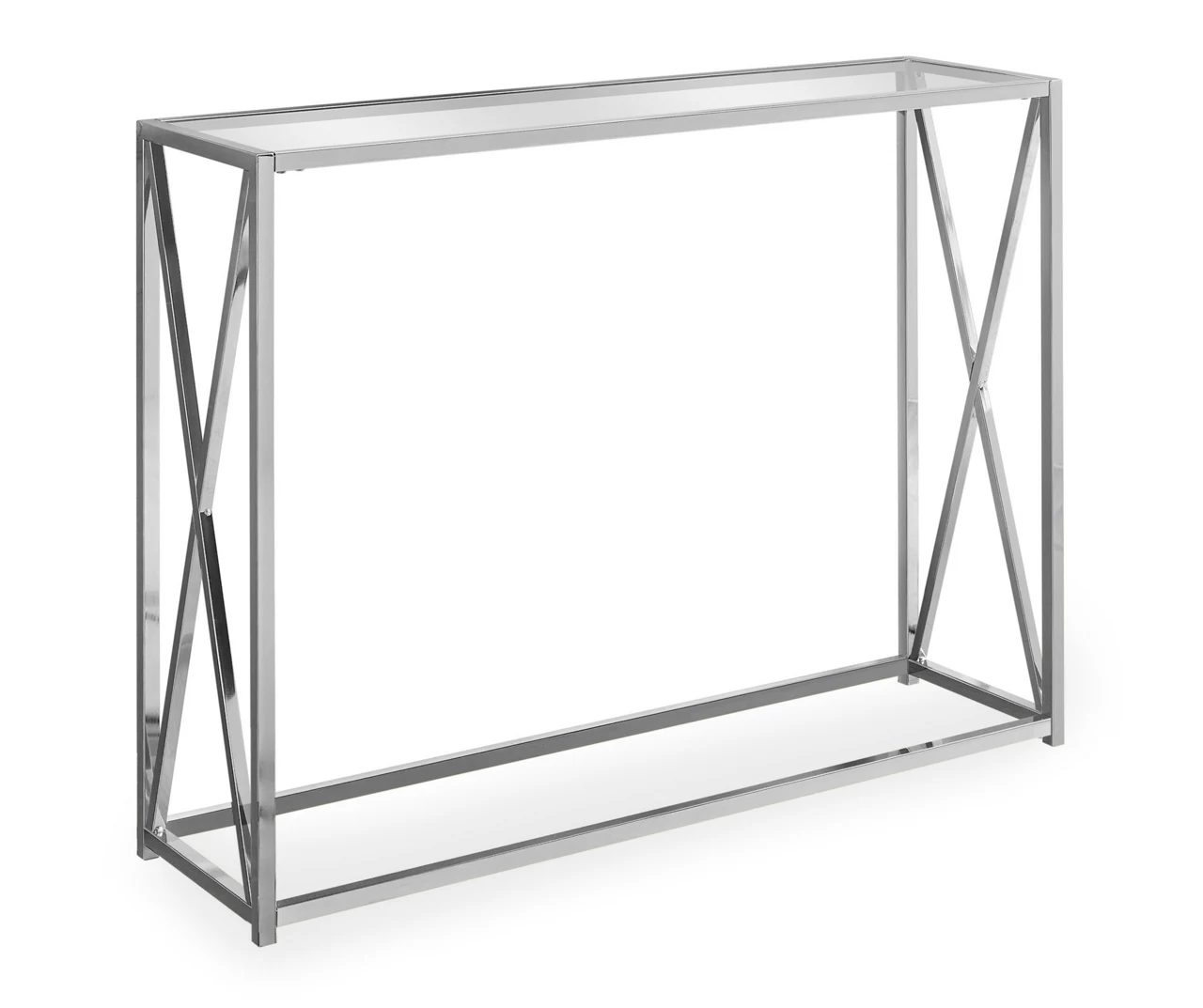 Monarch Glass & Metal Accent Table - Image 2