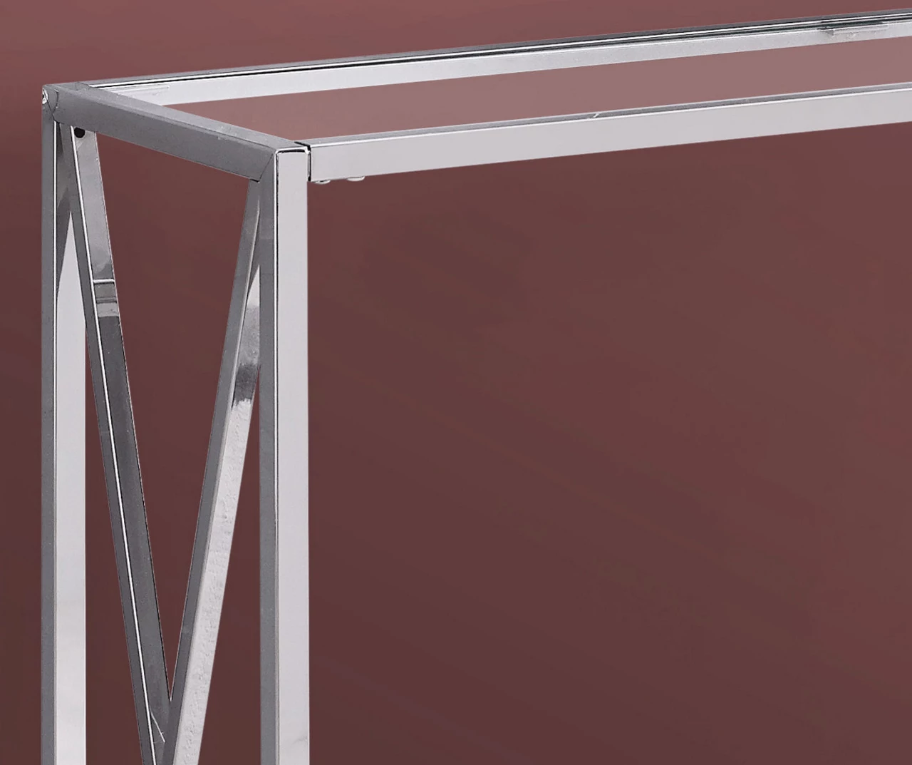 Monarch Glass & Metal Accent Table - Image 7