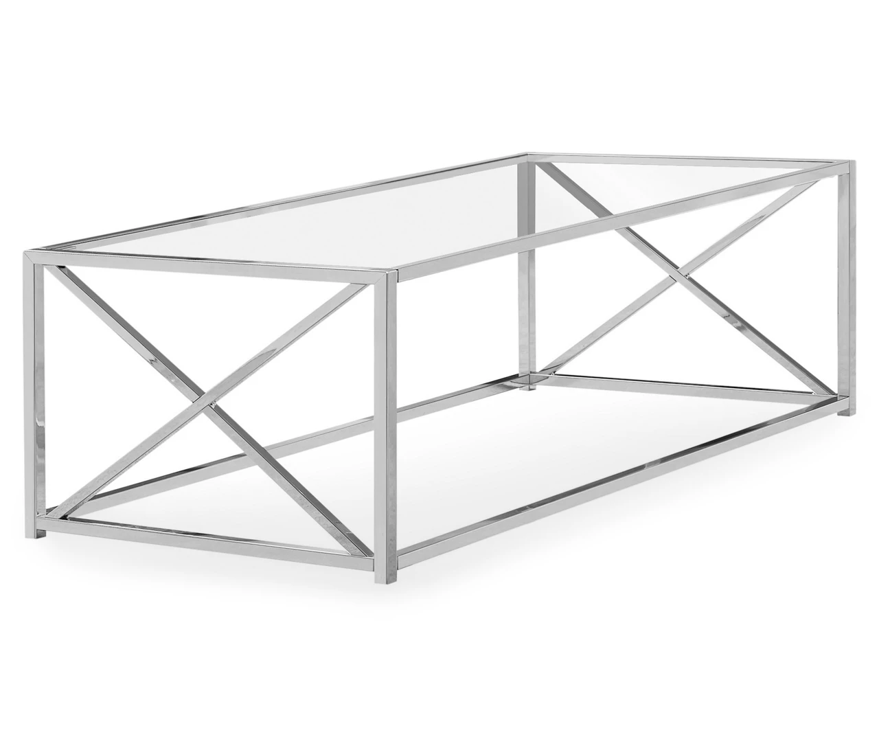 Monarch Glass & Metal Coffee Table - Image 2