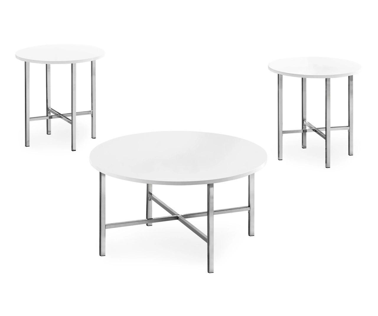 Monarch Round 3-Piece Occasional Table Set - Image 4