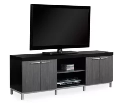60" Black & Gray TV Stand