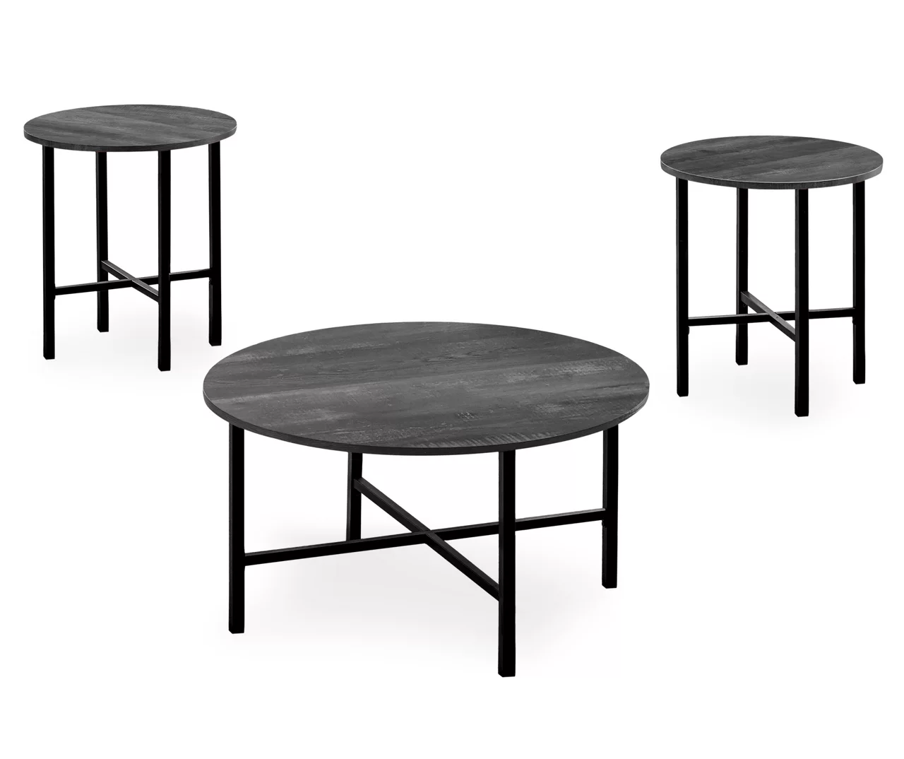 Monarch Round 3-Piece Occasional Table Set - Image 7