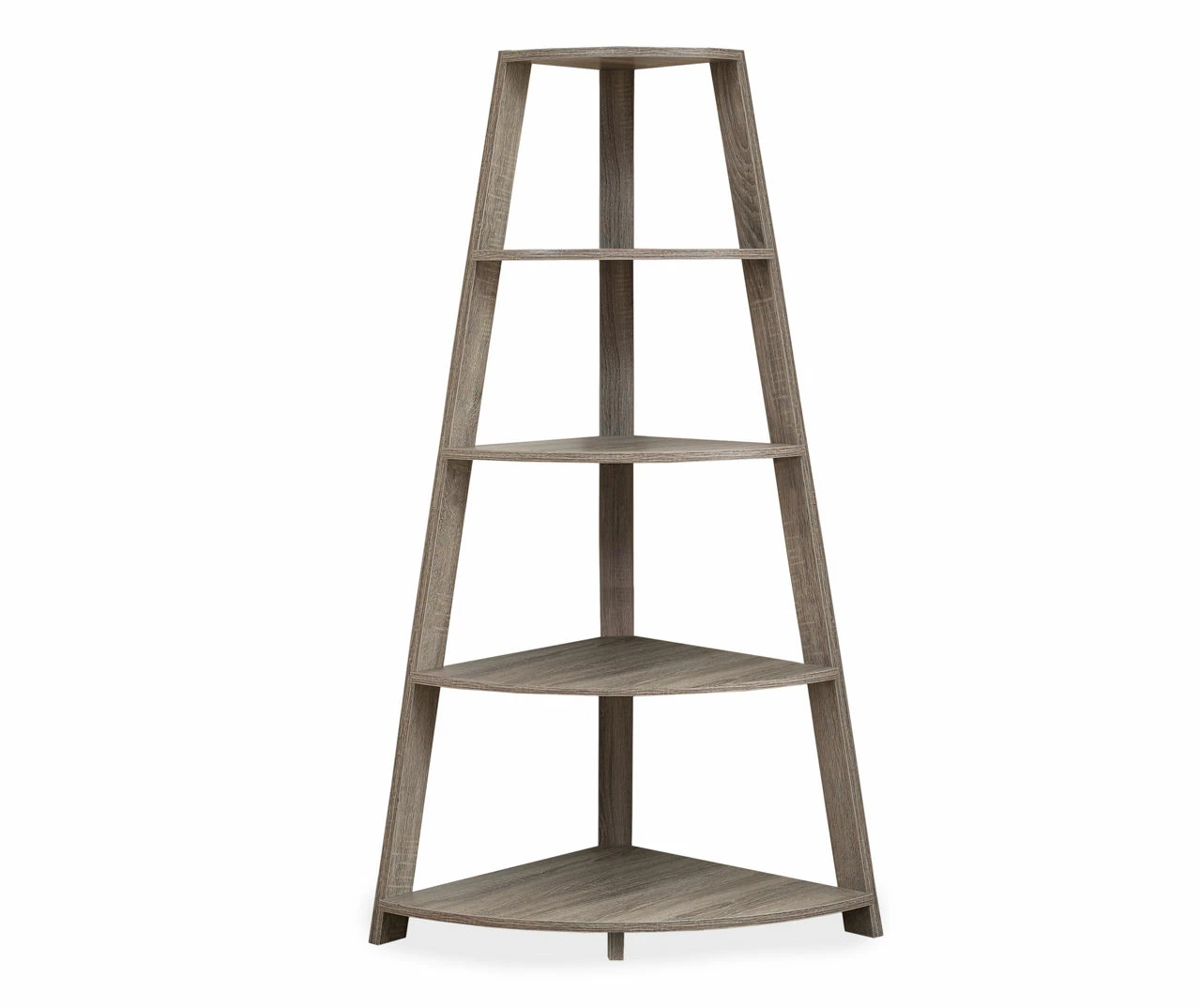 Monarch 4-Shelf Etagere Corner Bookcase - Image 3