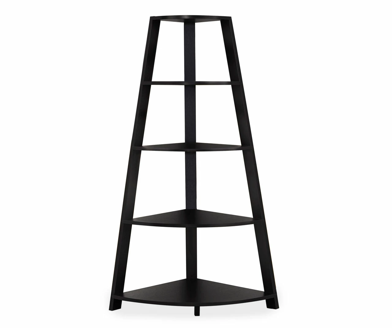 Monarch 4-Shelf Etagere Corner Bookcase