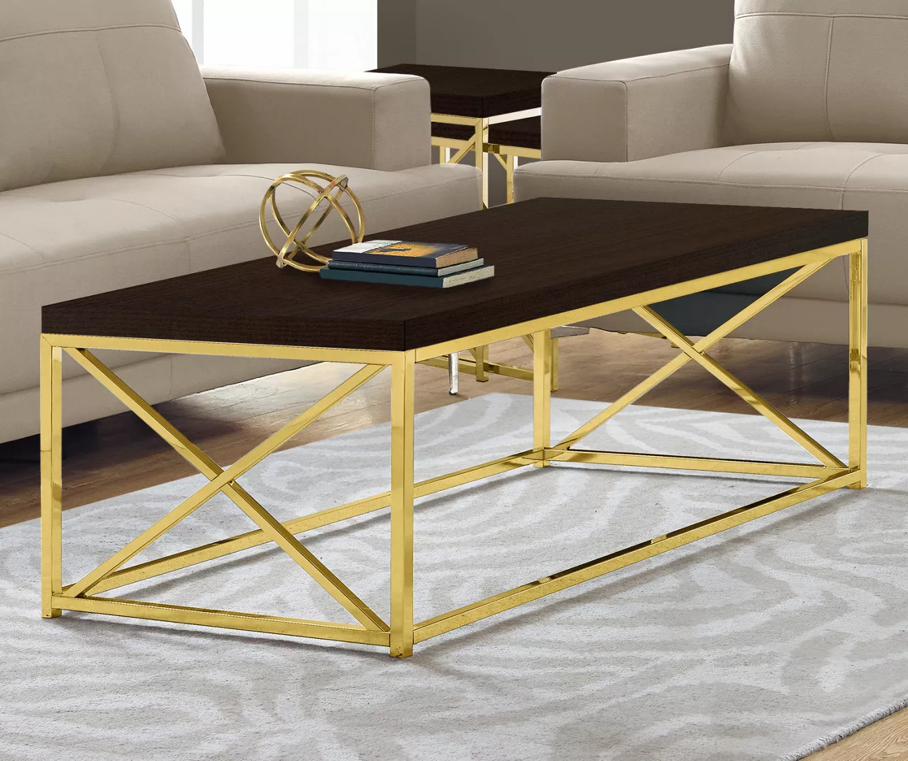 Monarch Metal Coffee Table - Image 16