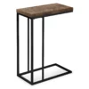 Monarch Reclaimed Wood Look C Side Table
