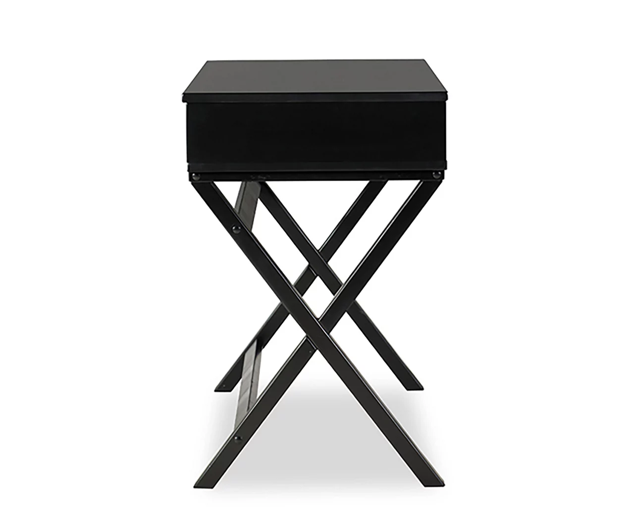 Kari Black Lift-Top Campaign Desk - Image 3