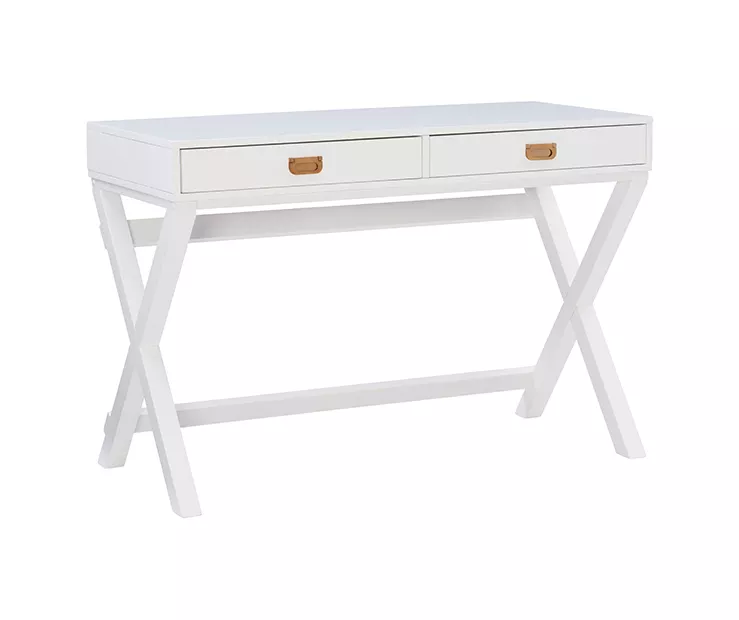 Cami White X-Base Campaign Writing Desk - Image 5