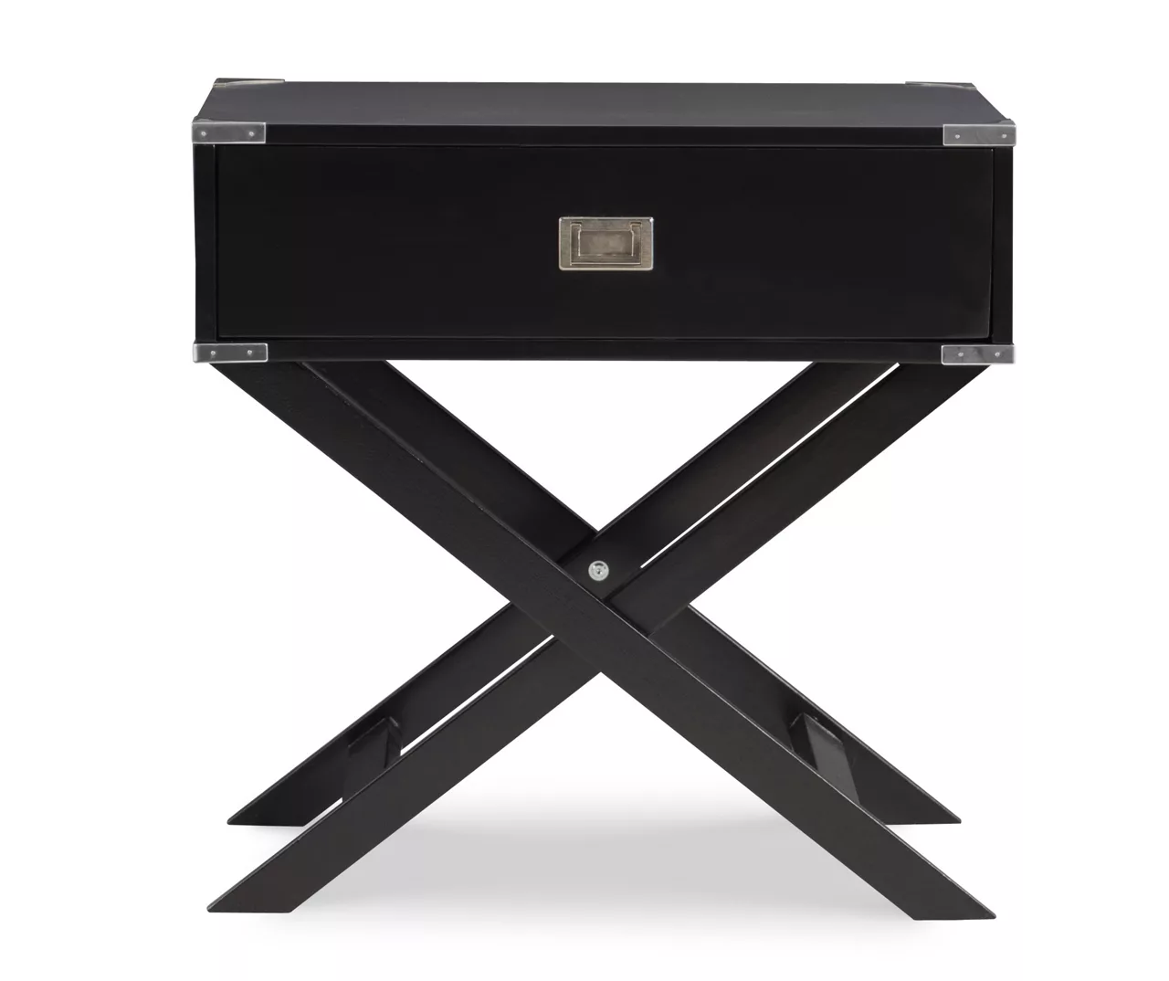 Cami Single Drawer X Base Accent Table - Image 9
