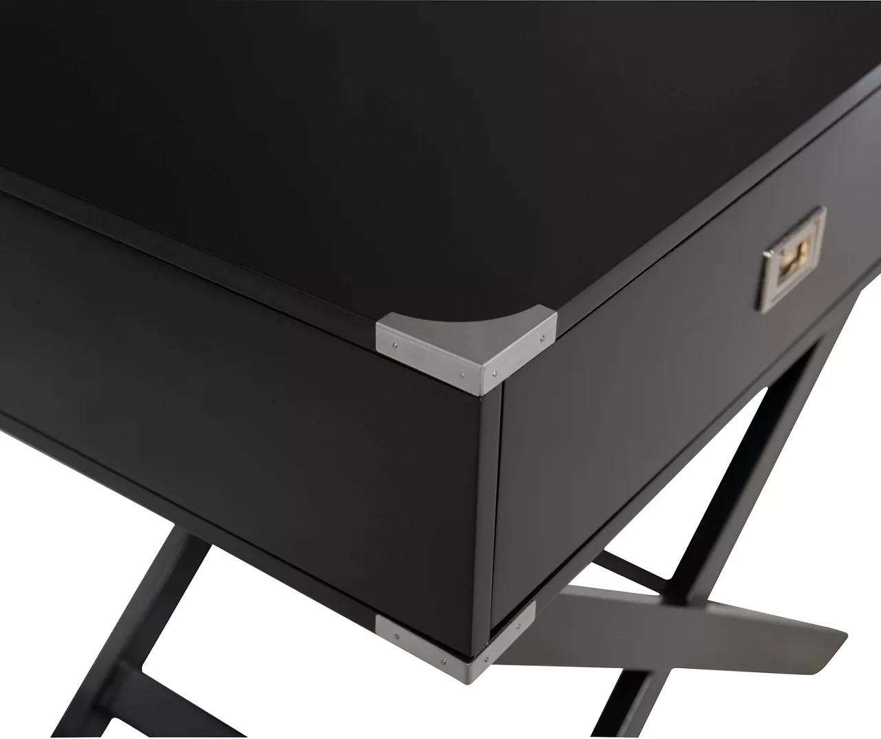Cami Single Drawer X Base Accent Table - Image 7