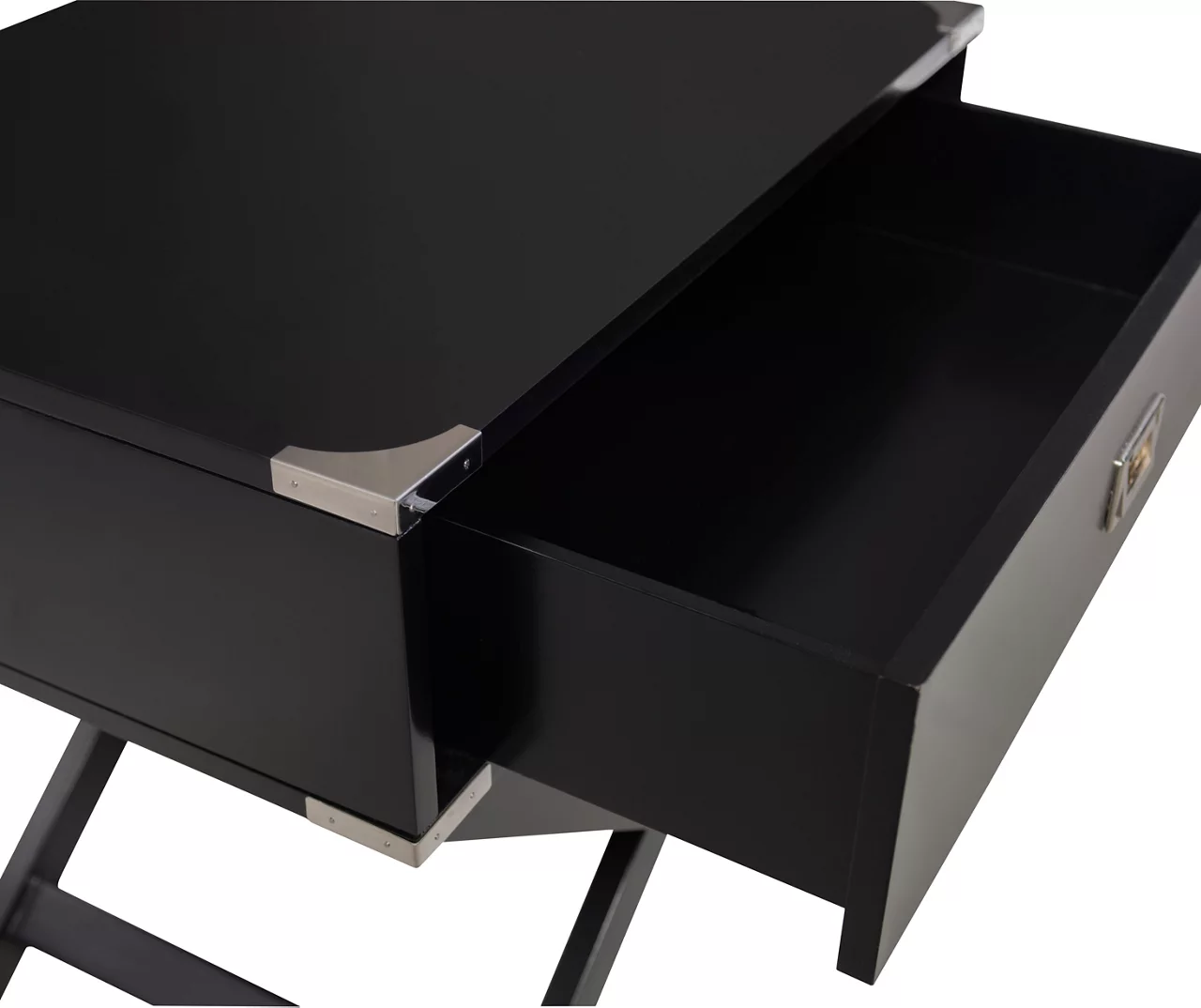 Cami Single Drawer X Base Accent Table - Image 8