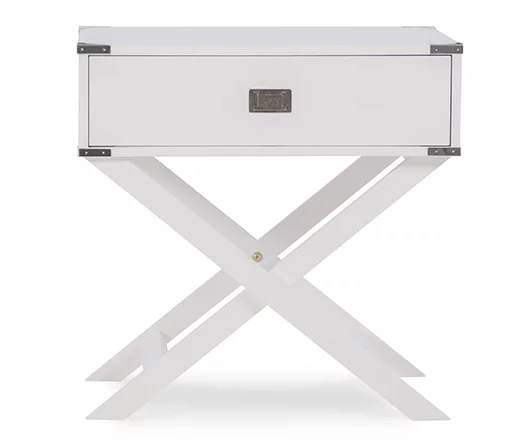 Cami Single Drawer X Base Accent Table - Image 14