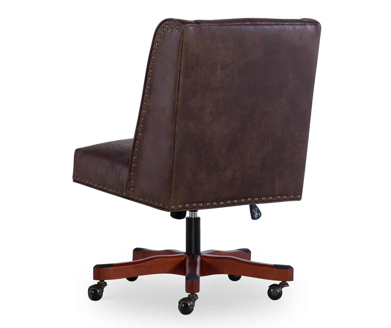 Austin Dark Walnut Upholstered Office Chair - Image 8