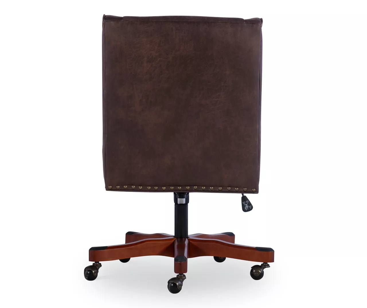 Austin Dark Walnut Upholstered Office Chair - Image 7