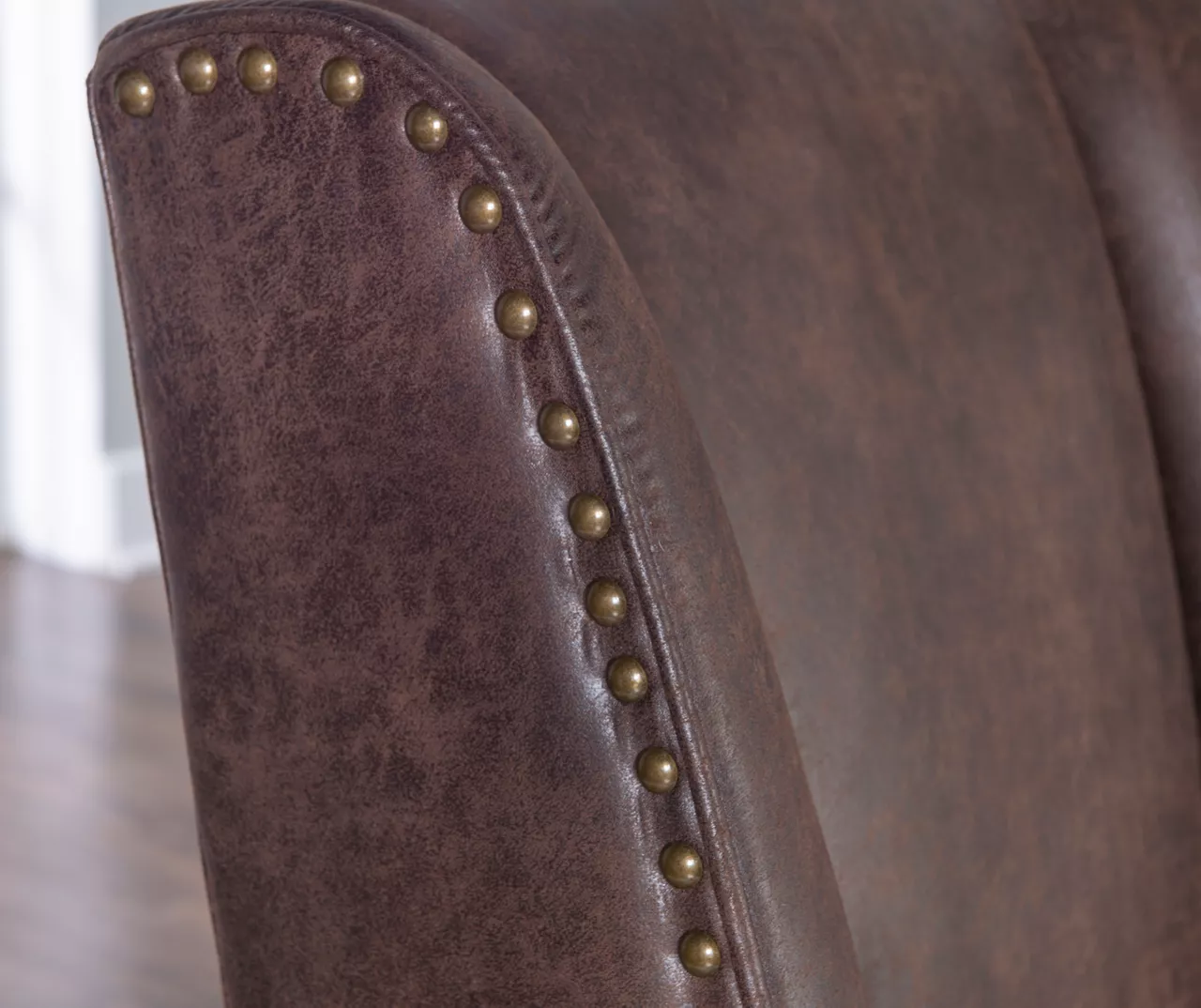 Austin Dark Walnut Upholstered Office Chair - Image 3