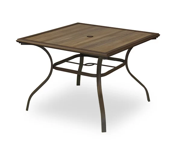 Marinda Wood Look Patio Dining Table