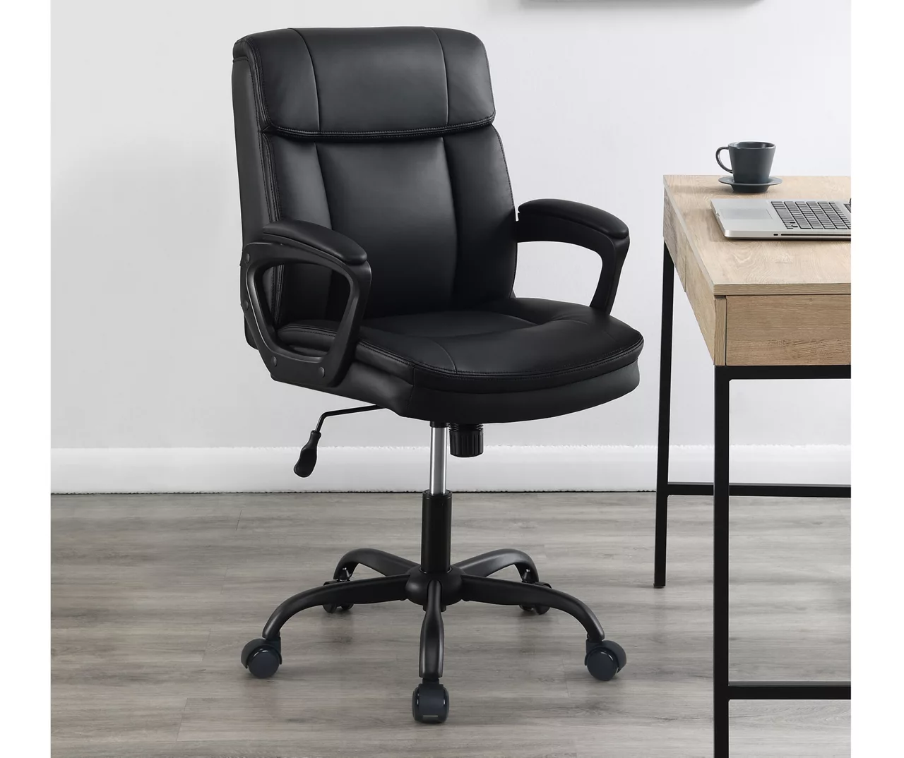 Real Living Faux Leather Office Chair - Image 10