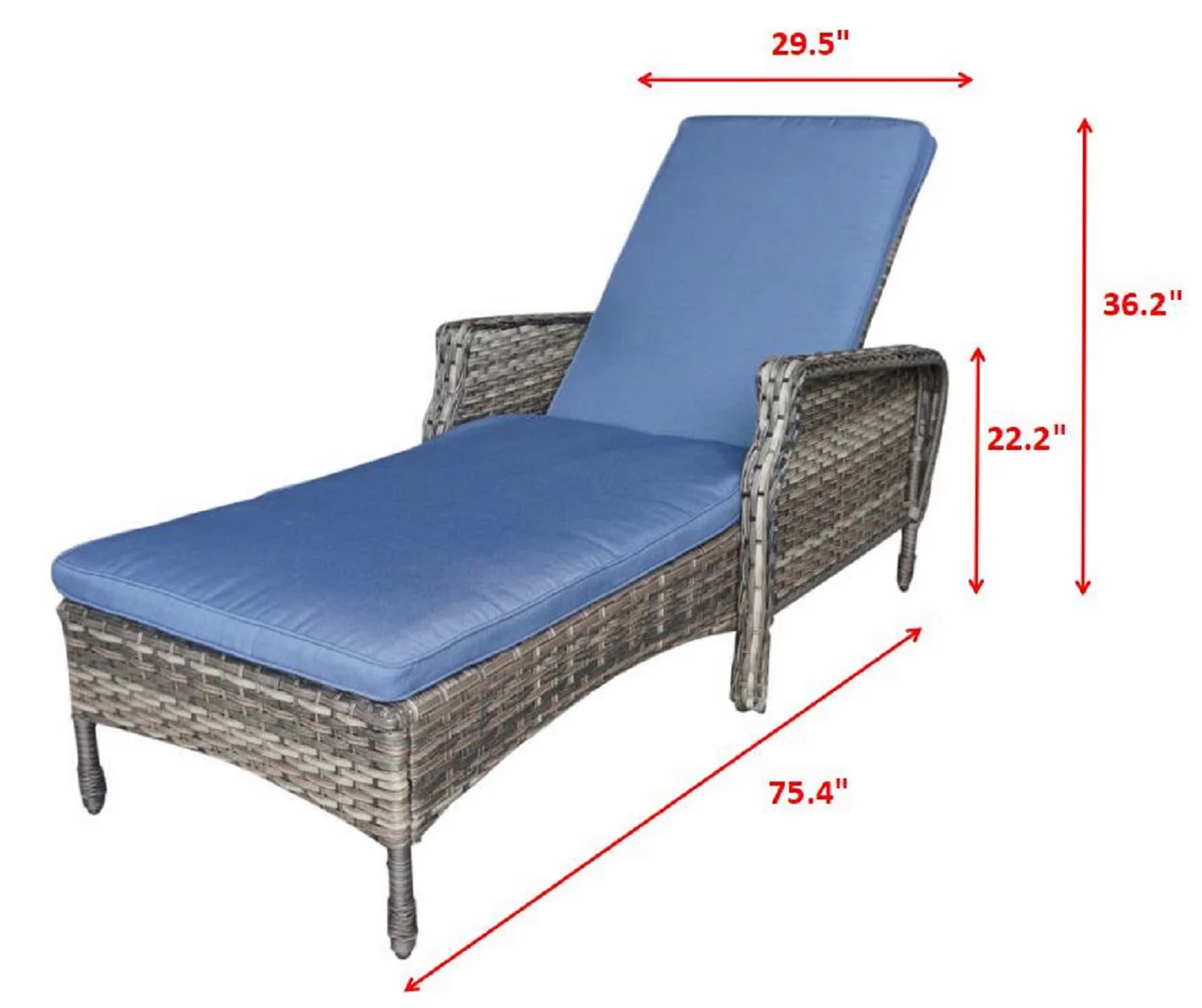 Real Living Rockbridge All-Weather Wicker Cushioned Patio Lounge - Image 6