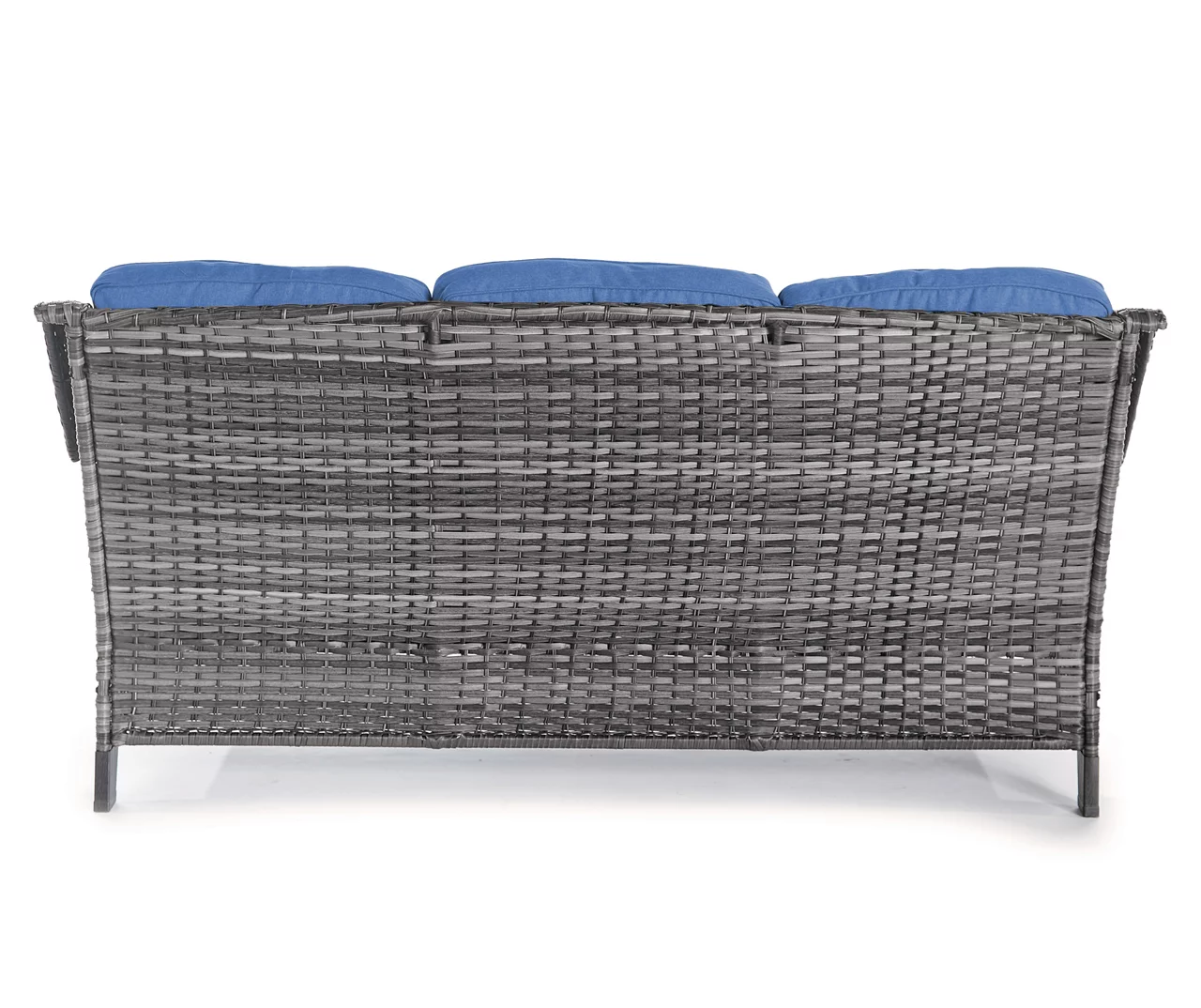 Real Living Rockbridge All-Weather Wicker Cushioned Patio Sofa & Ottoman Set - Image 19