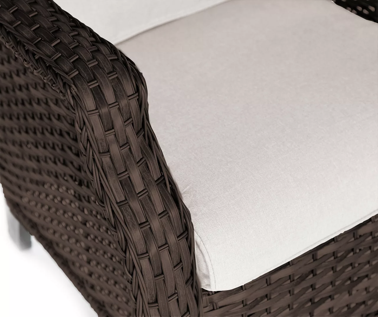 Real Living Rockbridge All-Weather Wicker Cushioned Patio Chairs, 2-Pack - Image 10