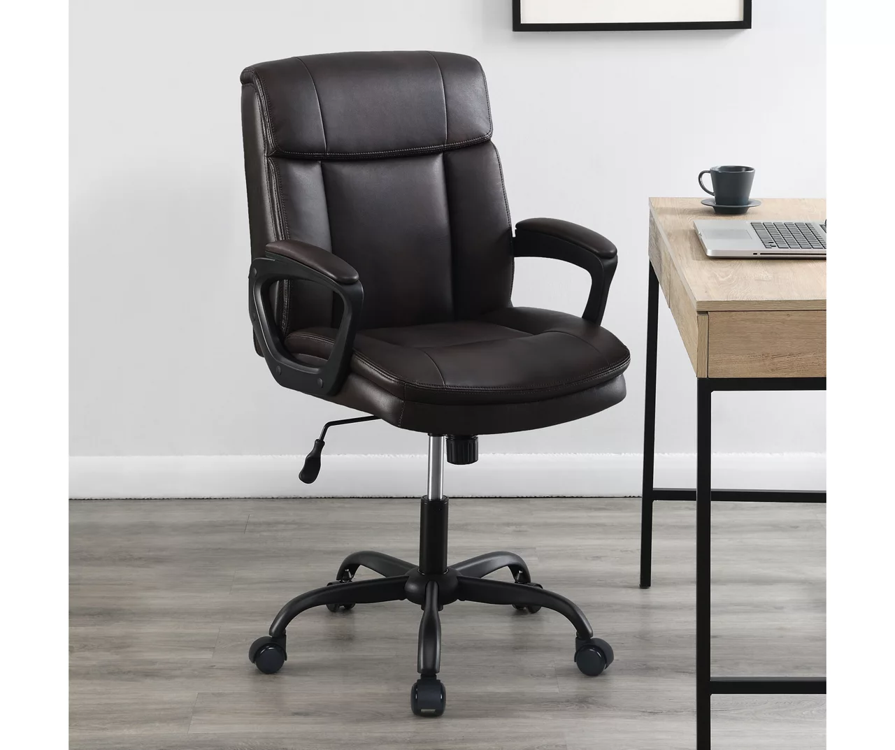 Real Living Faux Leather Office Chair - Image 5