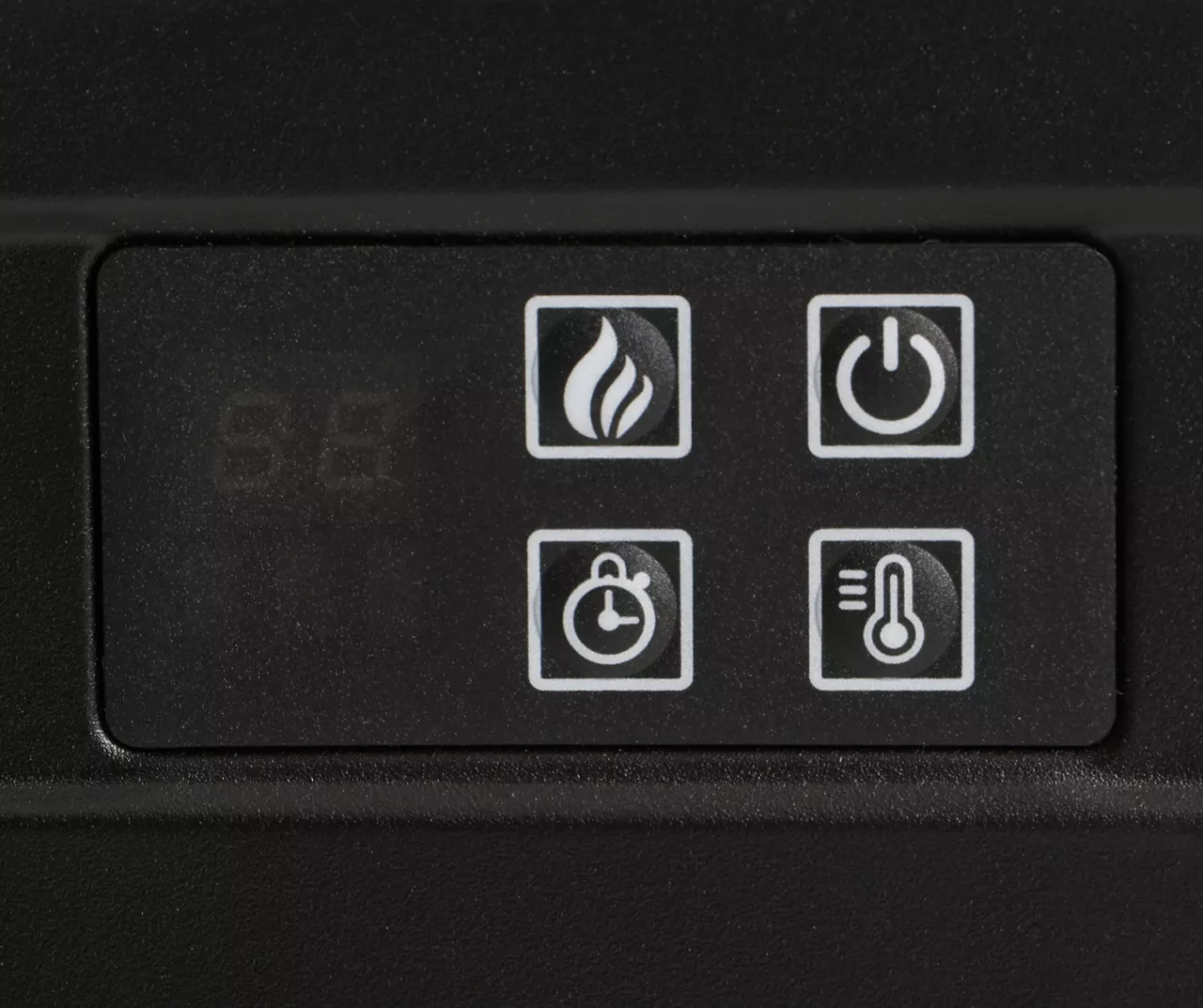 48" Brown Corner Electric Fireplace Console - Image 2