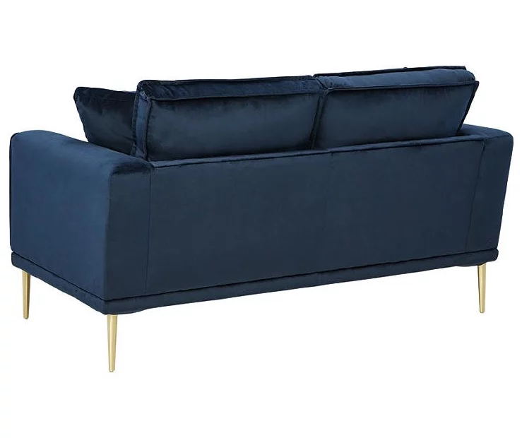 Macleary Navy Loveseat - Image 4