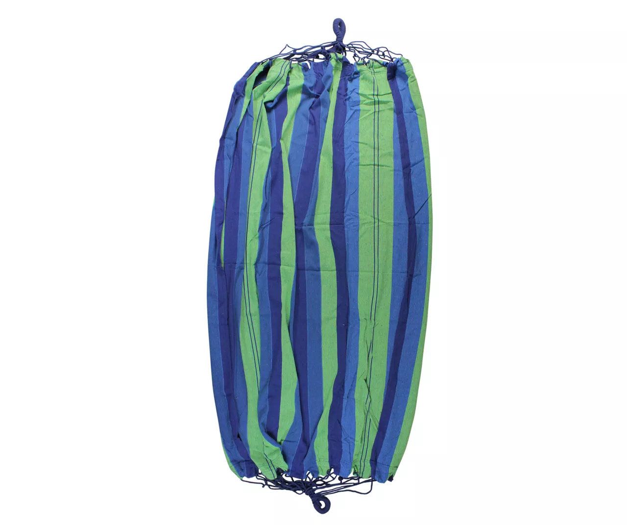 Northlight Blue & Green Stripe Woven Double Brazilian Hammock - Image 3