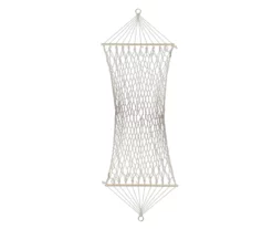 Northlight Ivory Macrame Single Hammock