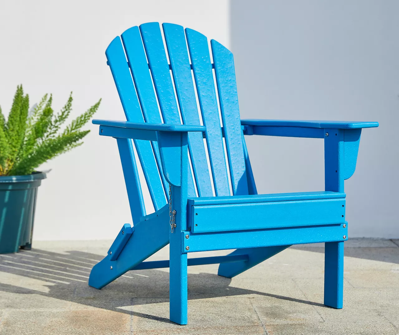 Glitzhome 5-Piece Adirondack Outdoor Folding Chair & Coffee Table Set - Image 15