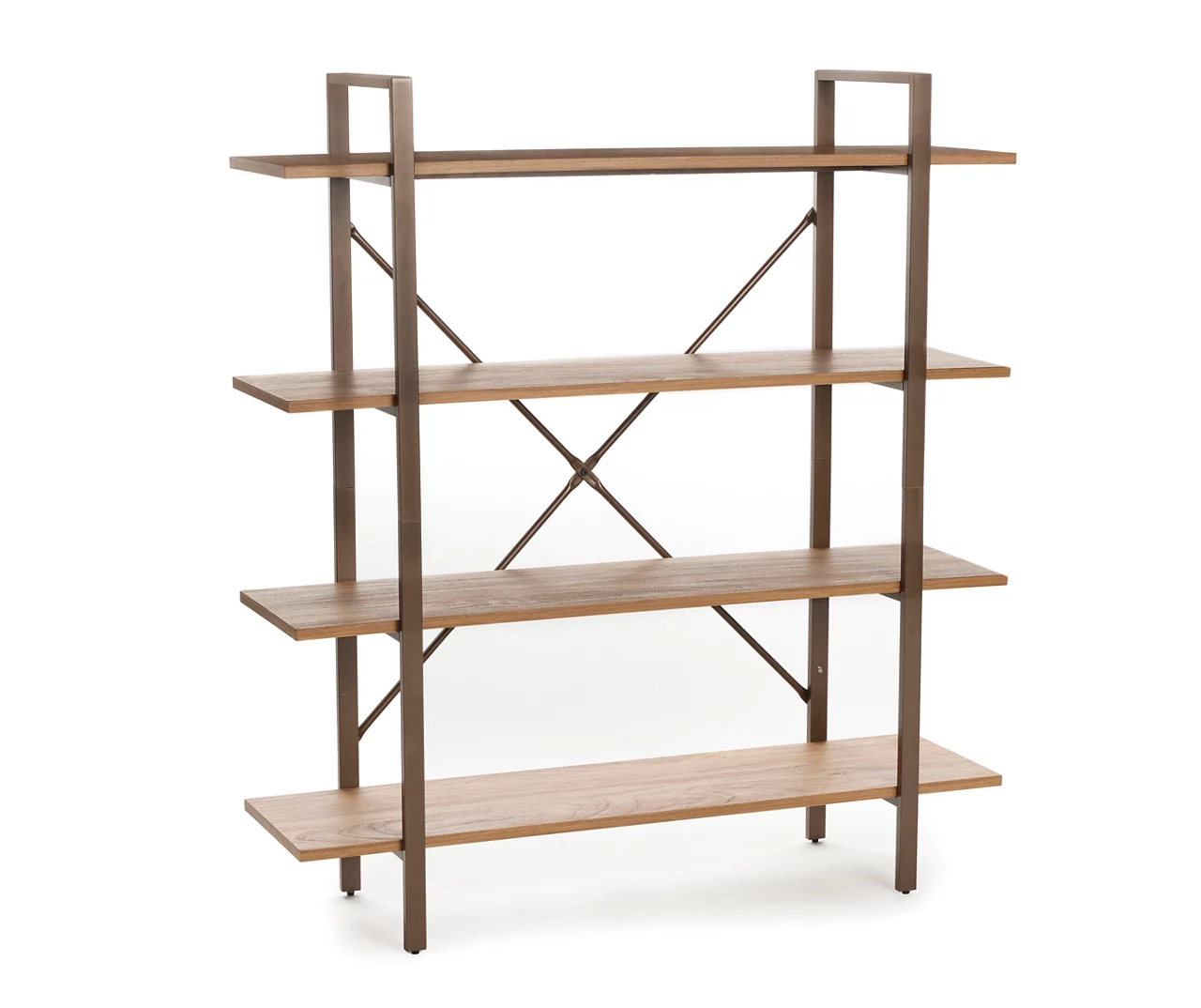 Medium Mango Open 4-Shelf Bookcase - Image 2