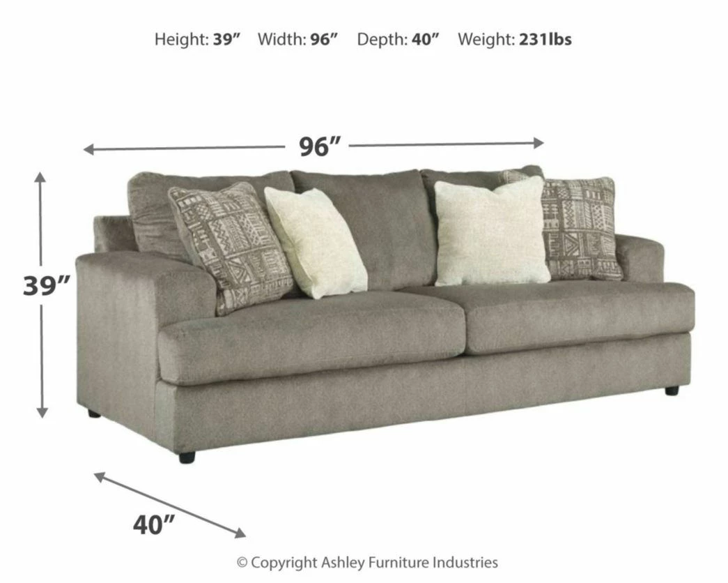 Soletren Ash Queen Sleeper Sofa - Image 10