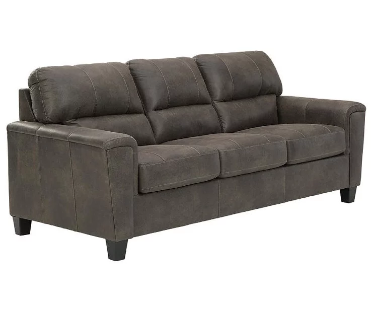 Signature Design By Ashley Navi Faux Leather Sofa - Image 3