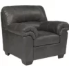 Bladen Slate Faux Leather Armchair
