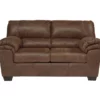 Bladen Coffee Faux Leather Loveseat